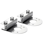 2pcs Car Stainless Steel Under Lamp Bracket Universal Clamp-On Mounting Light Holder For Trucks & Pickups, 90 Degree, 45 Degree