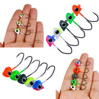 Micro Triangle Jig Head Hook Root Fishing Lure Mini Ultra Small Hook, HENGJIA JI048 5pcs /Pack 0.85g, HENGJIA JI049 5pcs /Pack 1.75g, HENGJIA JI050 5pcs /Pack 3.5g