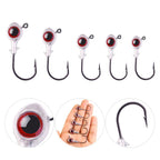 HENGJIA JI042 5pcs /Pack Jig Head Hook Saltwater Reinforced Sharp Point Fishing Hook, 2.5g, 3.5g, 5g, 7g, 10g