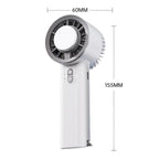 Portable Handheld Ice Cooling Fan Desktop Semiconductor Turbine High-Speed Fan