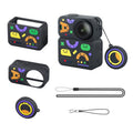 For DJI Osmo Nano aMagisn Fun Pattern Silicone Case 5-in-1 Full Body Protective Cover Skin with Lens Cap