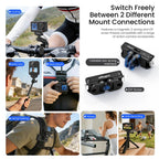 aMagisn Metal Magnetic Quick Release Mount 2.0 Lockable Adapter for DJI Osmo 360/ Action 5 Pro/4/3, For DJI Osmo 360/ Action 5 Pro/4/3