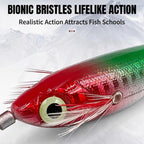 Luminous Wood Shrimp Squid Jig Fluorescent Octopus Saltwater Fishing Lure, HENGJIA 14pcs /Box