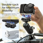For Insta360 GO Ultra aMagisn Metal Magnetic Quick Release Mount 2.0 Lockable Adapter, For Insta360 GO Ultra