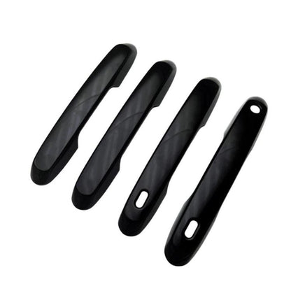 4pcs For Toyota Prado 2024 Car Door Handle Decorative Protective Cover, For Toyota Prado(Electroplated Mirror Surface), For Toyota Prado(Black)