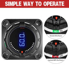 Digital Display Battery Power-off Switch for Yacht and RV Solar Energy Equipment