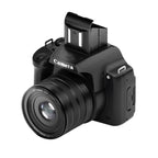 4K Flip-Screen High-Definition Waist-Level Viewfinder SLR Digital Camera, DC207, DC20 + Flash + CPL Lens + Lens Hood + Handheld Tripod