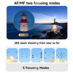 4K Flip-Screen High-Definition Waist-Level Viewfinder SLR Digital Camera, DC207, DC20 + Flash + CPL Lens + Lens Hood + Handheld Tripod