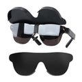Flip-up Light Shield for RayNeo Air 3s/Air 3s Pro/Air 4/Air 4 Pro Ultra-Light  AR Glasses Privacy Cover, A
