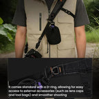 Cwatcun D275 Universal Camera Shoulder Strap Outdoor Anti-Drop Quick-Release Breathable Camera Sling, D275