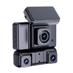 A9 HD Night Vision Dash Camera 360-Degree Parking Monitor With Mobile Phone Connection, Front+Left+Right, Front+Left+Right+Rear, Front+Left+Right+GPS Tracking Antenna