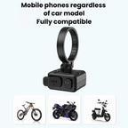 Q17 Bluetooth Riding Phone Remote Control Music Track Switch Remote For Motorcycle & Bicycle, Q17