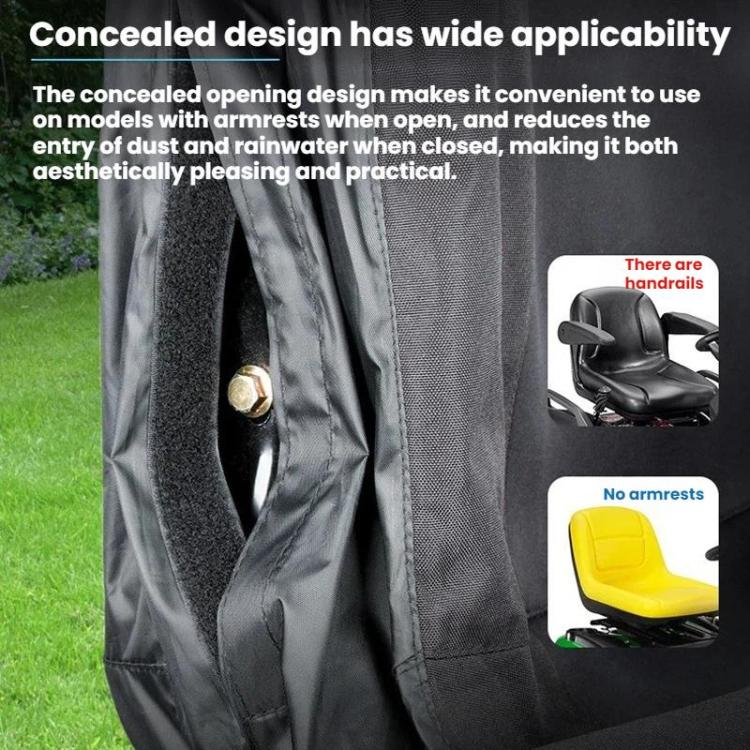 Outdoor Waterproof Sun-Protective Universal Lawnmower Tractor Seat Cover, M, L