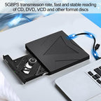 External DVD Drive USB 3.0 & Type-C Dual Interface Portable External Drive, Portable External Drive