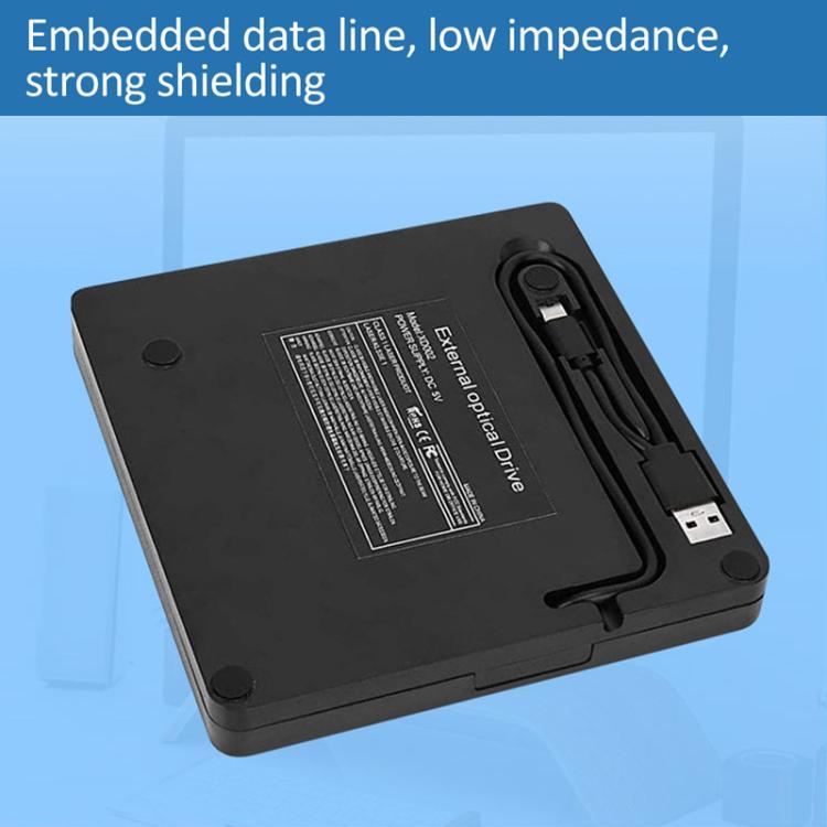 External DVD Drive USB 3.0 & Type-C Dual Interface Portable External Drive, Portable External Drive