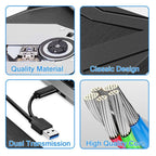External DVD Drive USB 3.0 & Type-C Dual Interface Portable External Drive, Portable External Drive