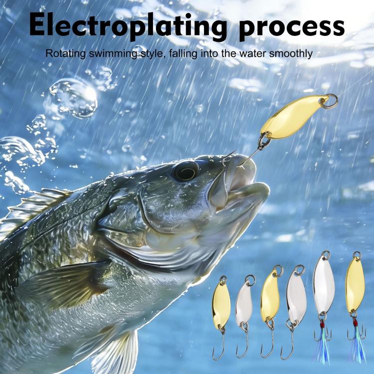 Fishing Spoon Lures Kit Metal Hard Baits Set with Treble & Single Hooks, Feathers, PROBEROS 9 In 1, PROBEROS 10 In 1, PROBEROS 16 In 1, PROBEROS 17 In 1, PROBEROS 19 In 1, PROBEROS 38 In 1 A, PROBEROS 38 In 1 B, PROBEROS 50 In 1