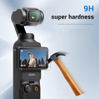 For DJI Pocket 4 Screen Protector Set 9H Hardness Tempered Glass Lens Protector Film