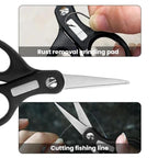 Multifunctional Fishing Line Cutter with Hook Sharpener - Fishing Tool