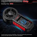 HABOTEST HT5005 Portable Digital Anemometer With Display Screen High Precision Wind Speed & Wind Temperature Tester, HT5005