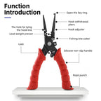 Multifunctional Lure Pliers Stainless Steel Fishing Pliers