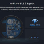 ESP32-S3 1.43 Inch AMOLED Round Touch Display Development Board Supports AI Speech Interaction And Online LLM Platforms Without Lithium Batteries, Waveshare 34384