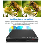 DVD Player High-Definition Mini CD Player, US Plug, EU Plug, UK Plug, AU Plug
