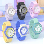 MINGRUI Kids Analog Watch 3ATM Waterproof Simple Quartz Wrist Watch for Girls Boys