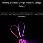 Waveshare RGBWC Colorful COB LED Strip, WS2812B Control Chips, IP65 Protection, Programmable LED Strip, 1m, 5m