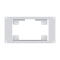 HomeRack 7 Inch DSI Display Mounting Panel, 3U Mounting Space, Compatible With Official Raspberry Pi 7inch Touch Displays, Waveshare 34390