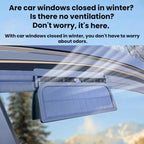 3 In 1 Solar-Powered Vehicle-Mounted Ventilation Cooling Circulating Exhaust Fan