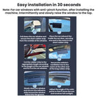 3 In 1 Solar-Powered Vehicle-Mounted Ventilation Cooling Circulating Exhaust Fan