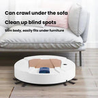 Mini Rechargeable Household Sweeping Robot Smart Vacuum Cleaner Cleaning Machine, White, Black, White With Spray, Black With Spray