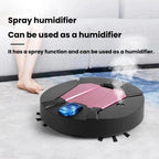 Mini Rechargeable Household Sweeping Robot Smart Vacuum Cleaner Cleaning Machine, White, Black, White With Spray, Black With Spray