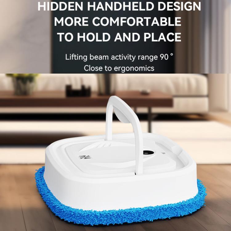 P6 Mini Rechargeable Household Floor Sweeping Robot Smart Multifunctional Floor Mop Cleaner, White With 1 Towel, Black With 1 Towel, White With 3 Towels, Black With 3 Towels