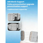 Adjustable Breathable Mesh Lumbar Support Belt With Double Pulleys, S, M, L, XL