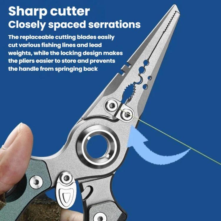 Multifunctional Lure Pliers Stainless Steel Fishing Pliers Line Cutters