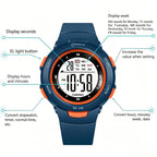 MINGRUI Kids Digital Sport Watch for Boys Girls 30M Waterproof Outdoor Electronic Watches with LED Backlight, Alarm, Stopwatch, Calendar Date