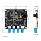 Waveshare 34128 4-Ch GMSL Camera Adapter Board, Equipped With MAX9296 Deserializer, For Raspberry Pi 5, EU Plug, UK Plug, US Plug