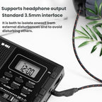 WDK FM/AM/SW Multi-Band LCD Screen Clock-Controlled Stereo Digital Radio, For EU, For US