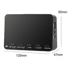 WDK Single-Band FM Digital Extra-Large Screen Display Alarm Clock Radio, For EU, For US