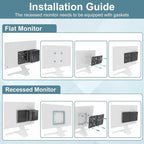 JJ-9628-B-0 Mini PC VESA Mount Bracket For Intel NUC NUC10FNH / NUC8i5BEH