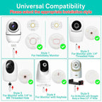 JJ-9376-W-0 For HelloBaby / VTech / Infant Optics Adjustable Baby Monitor Bracket With Storage Tray