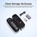 For DJI Osmo Pocket 4/3 TELESIN DisAdv Bag Portable Mini Suitcase Crossbody Bag with Adjustable Shoulder Strap