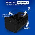 Foldable Oxford Coth Storage Box With Handle For Car Trunk