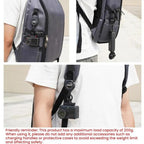 For DJI Osmo Action 6 / Pocket 3 / 4 BRDRC Action Camera Telescopic Backpack Carabiner, Normal