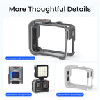 For Insta360 Ace Pro 2 / Ace Pro AMagisn Metal Camera Cage 2.0 With Quick-Switch Vertical/Horizontal Shooting, Cold Shoe Mount