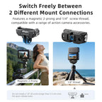 aMagisn 360-Degree Rotatable Magnetic Quick Release Mount For DJI Osmo Action 6/Nano, For DJI Osmo Action 6/Nano