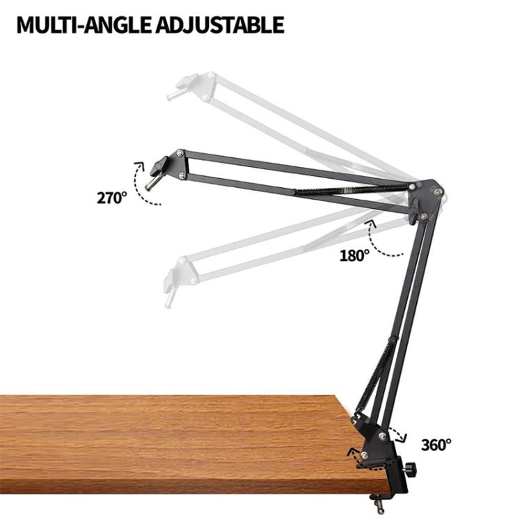 Dual BM800 Condenser Microphone With F998max Live Sound Card Kit Podcast Equipment Bundle Adjustable Scissor Arm Stand