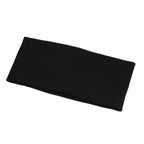 18.5 x 8cm Knitted Striped Sports Headband Wide Edge Face Washing Hair Band
